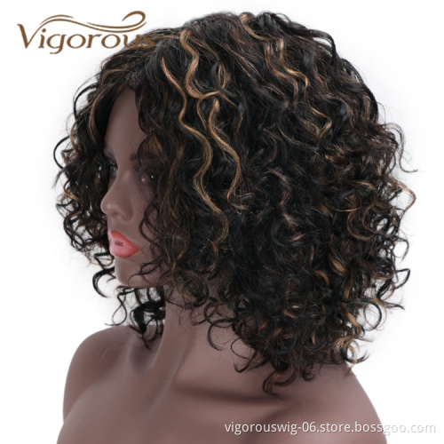Vigorous Wholesale Cuticle Aligned 100% Free Samples 16 Inch Curly Raw Brazilian Afro Kinky Human Hair Wig